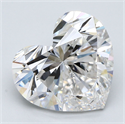 Natural Diamond 5.03 Carats, Heart with  Cut, G Color, VVS2 Clarity and Certified by GIA