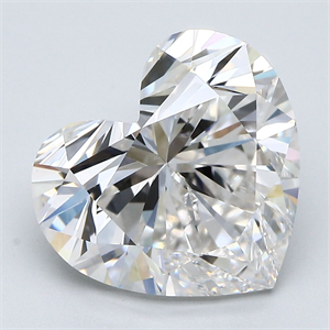 Foto Diamante Natural 5.03 quilates, Corazón , Color G, claridad VVS2 y certificado GIA de