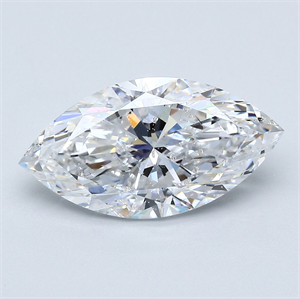 Picture of Natural Diamond 3.52 Carats, Marquise with  Cut, D Color, SI2 Clarity and Certified by GIA