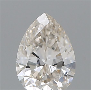 Picture of Natural Diamond 0.40 Carats, Pear with  Cut, J Color, SI2 Clarity and Certified by GIA