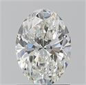 Natural Diamond 1.20 Carats, Oval with  Cut, G Color, VS2 Clarity and Certified by GIA