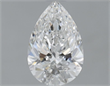 Natural Diamond 1.00 Carats, Pear with  Cut, F Color, SI1 Clarity and Certified by GIA