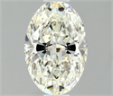 Diamante Natural 0.70 quilates, Ovalado , Color I, claridad IF y certificado IGI
