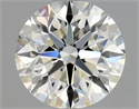 Natural Diamond 0.70 Carats, Round with Excellent Cut, H Color, VVS2 Clarity and Certified by GIA