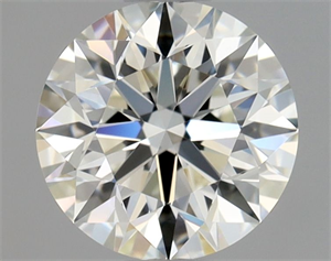 Picture of Natural Diamond 0.70 Carats, Round with Excellent Cut, H Color, VVS2 Clarity and Certified by GIA