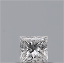 Natural Diamond 0.25 Carats, Princess with  Cut, E Color, VVS1 Clarity and Certified by GIA