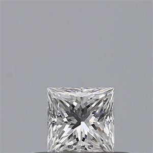 Picture of Natural Diamond 0.25 Carats, Princess with  Cut, E Color, VVS1 Clarity and Certified by GIA