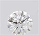 Lab Grown Diamond 1.05 Carats, Round with Ideal Cut, D Color, VVS1 Clarity and Certified by IGI