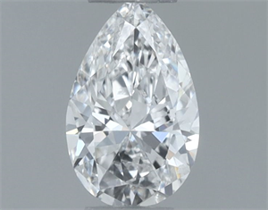 Picture of Natural Diamond 0.22 Carats, Pear with  Cut, E Color, VS1 Clarity and Certified by GIA