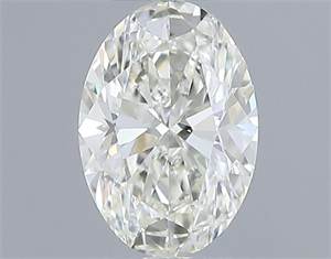 Picture of Natural Diamond 0.50 Carats, Oval with  Cut, K Color, VVS1 Clarity and Certified by IGI