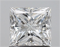 Diamante Natural 1.01 quilates, Princesa , Color F, claridad VS2 y certificado GIA