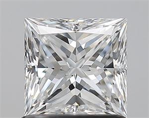 Foto Diamante Natural 1.01 quilates, Princesa , Color F, claridad VS2 y certificado GIA de