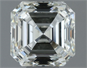 Natural Diamond 1.00 Carats, Asscher with  Cut, I Color, VS2 Clarity and Certified by IGI