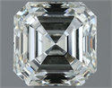Natural Diamond 1.00 Carats, Asscher with  Cut, I Color, VS2 Clarity and Certified by IGI