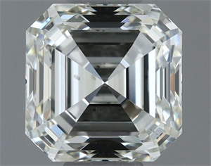 Picture of Natural Diamond 1.00 Carats, Asscher with  Cut, I Color, VS2 Clarity and Certified by IGI
