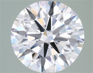 Picture of Lab Grown Diamond 3.55 Carats, Round with Ideal Cut, D Color, VVS1 Clarity and Certified by IGI