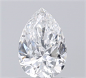 Diamante Natural 0.50 quilates, De pera , Color E, claridad VS2 y certificado GIA