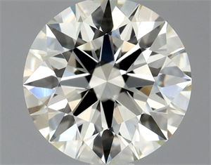 Foto Diamante Natural 0.71 quilates, Redondo , Color K, claridad IF y certificado GIA de