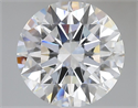Lab Grown Diamond 3.04 Carats, Round with Ideal Cut, D Color, VVS2 Clarity and Certified by IGI