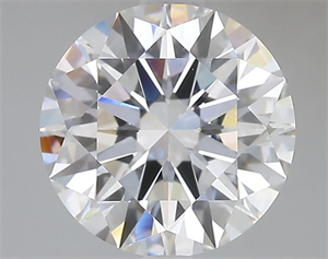 Picture of Lab Grown Diamond 3.04 Carats, Round with Ideal Cut, D Color, VVS2 Clarity and Certified by IGI