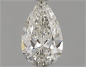 Natural Diamond 0.52 Carats, Pear with  Cut, H Color, SI2 Clarity and Certified by GIA