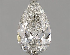Picture of Natural Diamond 0.52 Carats, Pear with  Cut, H Color, SI2 Clarity and Certified by GIA