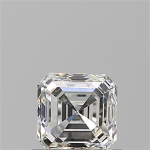 Foto Diamante Natural 0.71 quilates, Asscher , Color F, claridad VVS1 y certificado GIA de