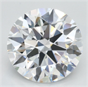 Lab Grown Diamond 4.20 Carats, Round with Excellent Cut, D Color, VVS1 Clarity and Certified by GIA