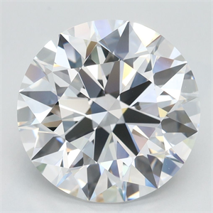 Picture of Lab Grown Diamond 4.20 Carats, Round with Excellent Cut, D Color, VVS1 Clarity and Certified by GIA