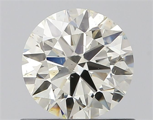 Picture of Natural Diamond 0.70 Carats, Round with Excellent Cut, J Color, VS2 Clarity and Certified by IGI