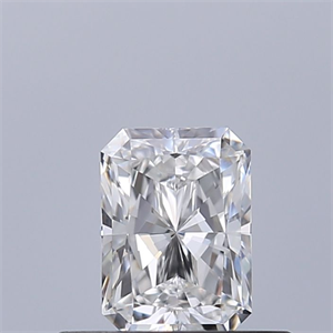 Picture of Natural Diamond 0.40 Carats, Radiant with  Cut, E Color, IF Clarity and Certified by GIA