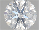 Natural Diamond 0.40 Carats, Round with Excellent Cut, F Color, SI2 Clarity and Certified by GIA