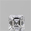 Natural Diamond 0.51 Carats, Asscher with  Cut, D Color, VVS1 Clarity and Certified by GIA