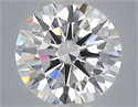 Lab Grown Diamond 1.03 Carats, Round with Ideal Cut, E Color, VVS1 Clarity and Certified by IGI