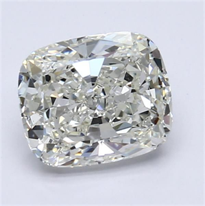 Picture of Natural Diamond 1.51 Carats, Cushion with  Cut, I Color, VVS1 Clarity and Certified by GIA