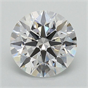Lab Grown Diamond 1.33 Carats, Round with Ideal Cut, D Color, VS1 Clarity and Certified by IGI