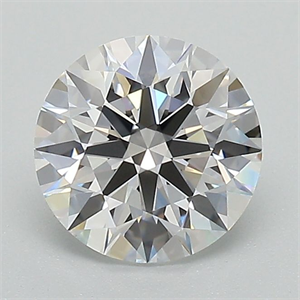 Picture of Lab Grown Diamond 1.33 Carats, Round with Ideal Cut, D Color, VS1 Clarity and Certified by IGI