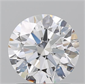 Diamante Natural 1.50 quilates, Redondo , Color E, claridad VVS2 y certificado GIA