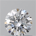 Natural Diamond 0.70 Carats, Round with Excellent Cut, D Color, VVS1 Clarity and Certified by GIA