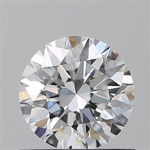 Picture of Natural Diamond 0.70 Carats, Round with Excellent Cut, D Color, VVS1 Clarity and Certified by GIA