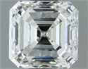 Diamante Natural 2.02 quilates, Asscher , Color G, claridad VS2 y certificado IGI