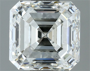 Foto Diamante Natural 2.02 quilates, Asscher , Color G, claridad VS2 y certificado IGI de