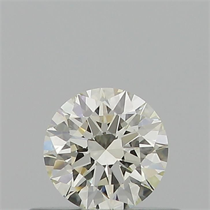 Picture of Natural Diamond 0.40 Carats, Round with Excellent Cut, K Color, VS1 Clarity and Certified by GIA