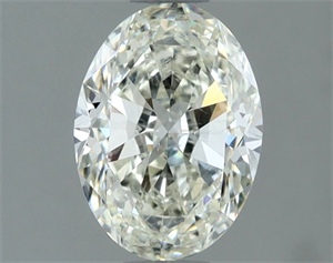 Picture of Natural Diamond 1.22 Carats, Oval with  Cut, J Color, SI1 Clarity and Certified by IGI