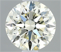 Natural Diamond 0.45 Carats, Round with Excellent Cut, K Color, IF Clarity and Certified by IGI