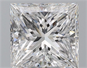 Natural Diamond 5.01 Carats, Princess with  Cut, D Color, VS2 Clarity and Certified by GIA