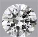 Natural Diamond 0.70 Carats, Round with Very Good Cut, F Color, SI1 Clarity and Certified by GIA