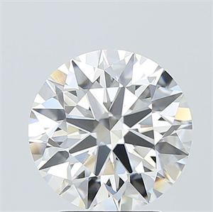 Picture of Lab Grown Diamond 3.09 Carats, Round with Ideal Cut, E Color, VVS1 Clarity and Certified by IGI