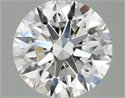 Lab Grown Diamond 2.56 Carats, Round with Excellent Cut, D Color, VVS2 Clarity and Certified by IGI