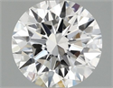 Lab Grown Diamond 0.98 Carats, Round with Ideal Cut, D Color, VVS2 Clarity and Certified by IGI